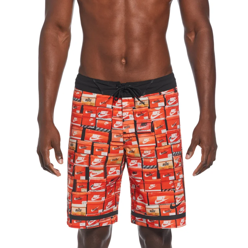 Nike Orange Men's Printed Swimming Shorts for Men | Best Price UAE